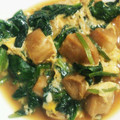 ♡Koshi♡'s cooksnap of when they made 麩とほうれん草の卵とじ.