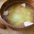 時花菜's cooksnap of when they made ブロッコリーの茎とベーコンのお味噌汁.