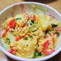 Decillia's cooksnap of when they made じゃがいもとトマトの卵炒め.