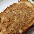 huto☆'s cooksnap of when they made 酒かす風味のきな粉トースト.