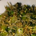 kasurinrin's cooksnap of when they made 大根の葉のちりめんじゃこ炒め.