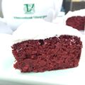 ★まりえる★'s cooksnap of when they made レッドベルベットシートケーキ.