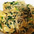 りんりんひーちゃまん's cooksnap of when they made もやしとにらの卵とじ.