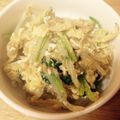 おぶたさま★'s cooksnap of when they made 安い！旨い！超簡単☆もやたま炒め.