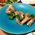 mariko74's cooksnap of when they made 生ハムサラダ仕立て〜生ハムと柿の前菜〜.