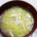 たぬぴぃ★'s cooksnap of when they made 高野豆腐と白菜の味噌汁.