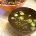 さるちゃんばなな's cooksnap of when they made 簡単 オクラととろろ昆布のお吸い物.