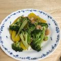 Alain1's cooksnap of when they made エビとブロッコリーの中華炒め♥.