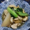たまさぶろうの部屋's cooksnap of when they made かぶ・あげ・鶏肉の煮物.