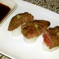 ソネチコ's cooksnap of when they made ステーキ寿司.