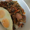 a0imama♡'s cooksnap of when they made ☆簡単☆フライパンで焼肉丼.