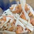 pekoichigo's cooksnap of when they made 簡単すぎ☆大根と柿のサラダ.