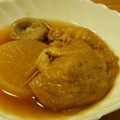 ゆかり＊'s cooksnap of when they made おでんの素で☆牛肉と白ネギの巾着煮♪.