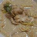 marikolo's cooksnap of when they made 水炊き鍋をリメイク♪絶品クリームシチュー.