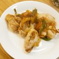 反省堂書店（のぐち）'s cooksnap of when they made 鶏肉とピーマン、たまねぎのケチャップ炒め.