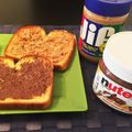 そらいろ猫's cooksnap of when they made ヌテラとピーナッツバターのサンドイッチ.