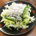 YUKIKI☆'s cooksnap of when they made 塩揉みキャベツときゅうりのしらす和え.