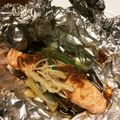 Faiza's cooksnap of when they made 醤油麹で鮭のホイル焼き.
