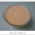 ちょこ☆ちょこ's cooksnap of when they made スムージー風 柿とバナナの健康ドリンク♪.