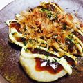 ねこぴー＊＊＊'s cooksnap of when they made ❀たこ焼き風おから餅❀.