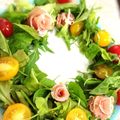 ルナＰボール's cooksnap of when they made クリスマスリース♡サラダ.