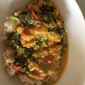 kijuhyt's cooksnap of when they made ほうれんそうとツナのヨーグルトカレー.