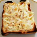 ハムちゃんず♡'s cooksnap of when they made ツナ＆オニオントースト**.