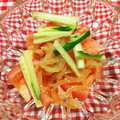 ティムル's cooksnap of when they made きゅうりとクラゲの中華風酢の物.