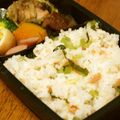 モーリーママ's cooksnap of when they made 超簡単！鮭フレークと野沢菜ごはん.