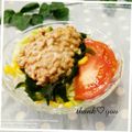 陽翔mam 's cooksnap of when they made 大好き♪納豆サラダ☆.