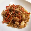 うさきちダンス's cooksnap of when they made ごはんがすすむ鶏肉と大根人参炒め.