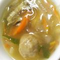 Yuminmama's cooksnap of when they made 簡単！豚ひきの肉団子で野菜あんかけスープ.