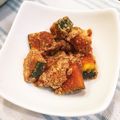 ねこだいしん's cooksnap of when they made 保育園の定番おやつ★　かぼちゃのあべかわ.