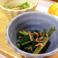 matzoo's cooksnap of when they made 小えびと小松菜のゴマからし和え.