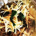もんすけまま's cooksnap of when they made 簡単 副菜 もやしと ニラの からし和え.
