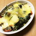 つみきんとん's cooksnap of when they made 茄子とほうれん草チーズ焼き♪オーブン不要.