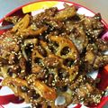 ありんこ☆★'s cooksnap of when they made れんこんと豚肉の甘辛炒め.
