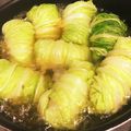 ひつじ333's cooksnap of when they made 簡単！冷凍豆腐のロール白菜.