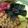 fukudoru's cooksnap of when they made （簡単）まぐろ×アボカド×納豆丼.