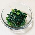 トモミッフィー's cooksnap of when they made ほうれん草のピーナッツ和え☆.