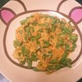 gotobear厨房's cooksnap of when they made 超簡単！いんげん豆の卵とじ.