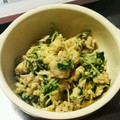 万里愛's cooksnap of when they made 豆苗とハムのふわ玉炒め.