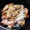 頑張るmama．'s cooksnap of when they made 簡単おつまみ☆鮭とキノコの味噌ホイル焼き.