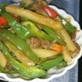 クックSONWLL☆'s cooksnap of when they made なんちゃって♪ジャガイモ青椒肉絲.