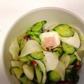 suzukey's cooksnap of when they made 蕪と胡瓜とベーコンのサラダ.