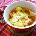 runa10's cooksnap of when they made 簡単ポカポカ温まる✿豚アボキムチ風スープ.