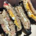 ゆーか♡♡'s cooksnap of when they made 簡単♪紅生姜天玉おにぎらず☆.