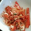 かぴーな's cooksnap of when they made 【男子飯】1分おつまみカニカマキムチマヨ.