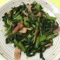 honamin☆98's cooksnap of when they made 簡単！大根やカブの葉っぱ♪めんつゆ炒め.