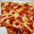 ねぇさん＊'s cooksnap of when they made 【ホットケーキＭＩＸ】ふわふわ手作りピザ.